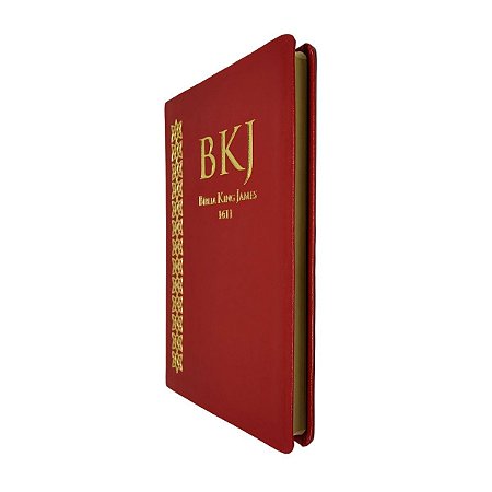 Bíblia King James 1611 Fiel Slim Ultra Fina Vermelha