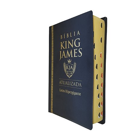 Bíblia King James Atualizada Letra Hipergigante Média Preta