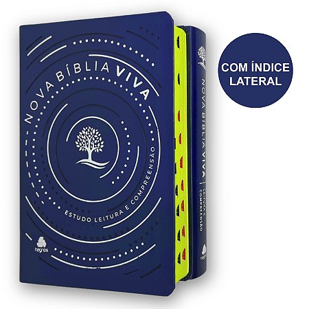 Nova Bíblia Viva Azul com Estudo | Índice |Moderna | Hagnos