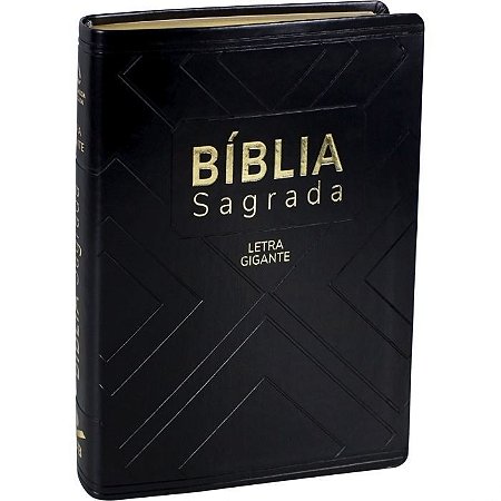 Bíblia Sagrada Naa Letra Gigante Capa Luxo Preta Com Índice Sbb 7899938416594 Nova Almeida Atualizada