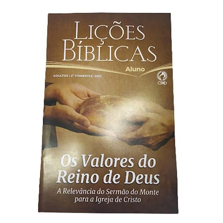 Revista Lições Bíblicas 2° Trimestre 2022 - Adulto Aluno CPAD
