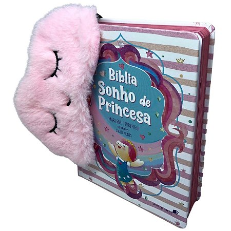 Kit Infatil Dia das Crianças Bíblia Infantil Sonho de Princesa Tapa Olho