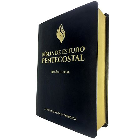 Bíblia De Estudo Pentecostal Edição Global Cpad Preta Grande