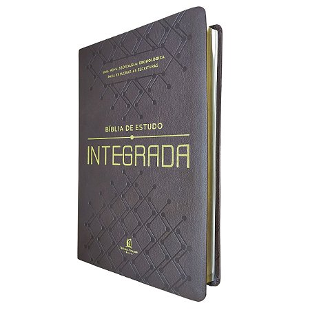 Bíblia De Estudo Integrada Capa Luxo Marrom - Thomas Nelson