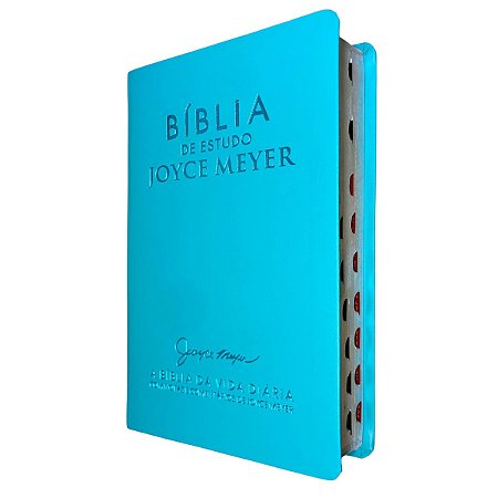Bíblia de Estudo Joyce Meyer Vida Diária Índice Tiffany - NVI