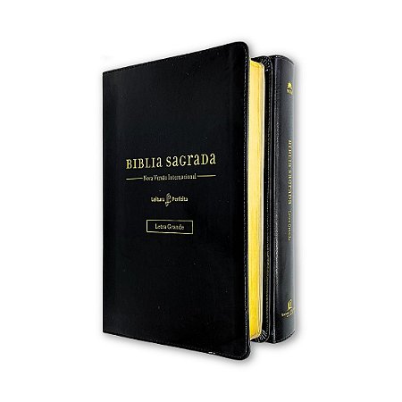Bíblia Sagrada Leitura Perfeita Anotação NVI | Letra Grande Luxo Soft Preta | Thomas Nelson