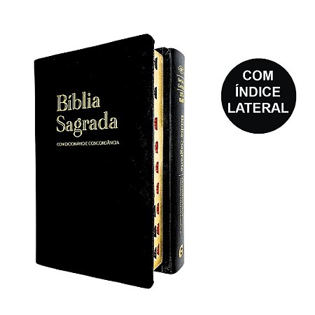 Bíblia Dicionário Concordância Índice Letra Grande Preta