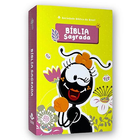 Bíblia Sagrada Infantil Smilinguido Amarela NTLH | Brochura