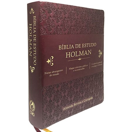 Bíblia de Estudo Holman Vinho - Cpad