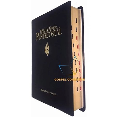 Bíblia de Estudo Pentecostal Grande Preta Com Índice Cpad