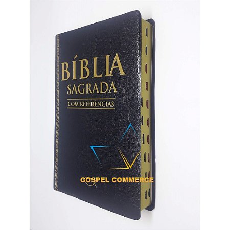 Bíblia Sagrada Com Referências - Luxo Preta - Bv Books
