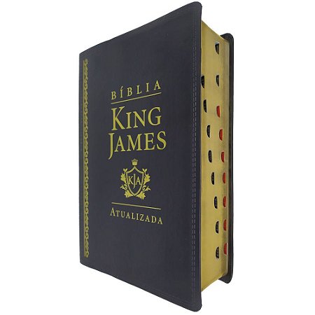 Bíblia De Estudo King James Atualizada Grande Preta Índice