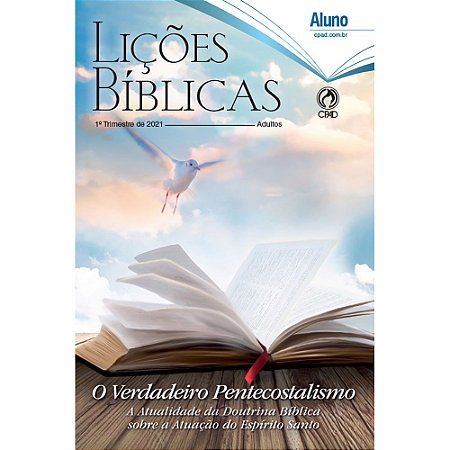 Revista Lições Bíblicas Adultos Aluno 1º Trimestre de 2021