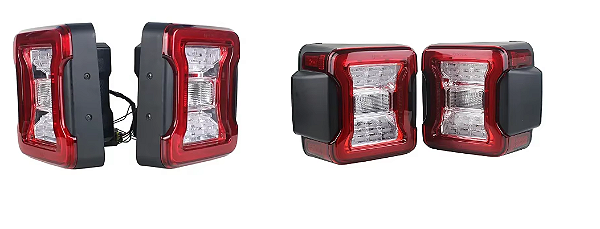 Lanternas Traseira LED Jeep Wrangler JL e JLU 2019-2024 mopar