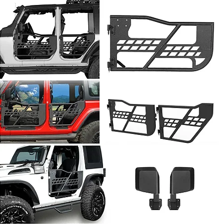 Portas Tubular Jeep Wrangler TJ JK JL Gladiator JT 1997-2023