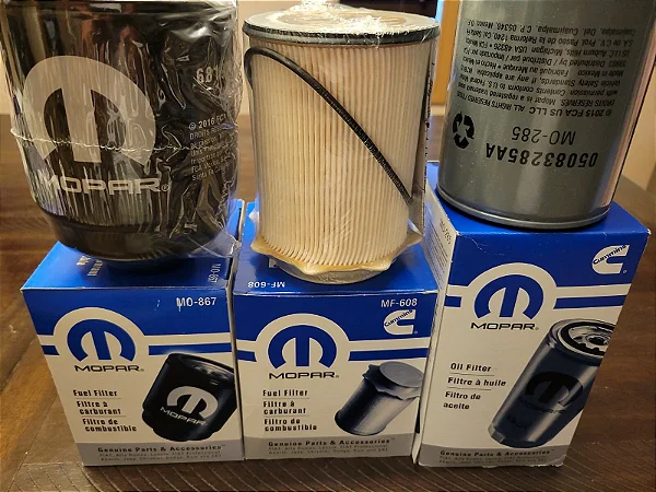 Kit de Filtros Dodge Ram 6.7l 2500 3500 2011-2025 68197867AA 68065608AB 5083285AA