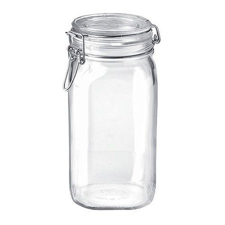 Pote de Vidro com Tampa Hermético Fido 1500ml Bormioli Rocco