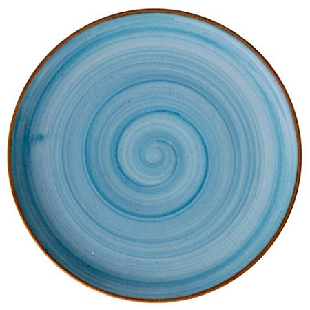 Prato de Sobremesa 17,7cm Artisan Azul Porcelana Corona