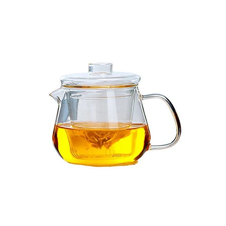 Chaleira 450ml Vidro Borosilicato com Infusor Zahav