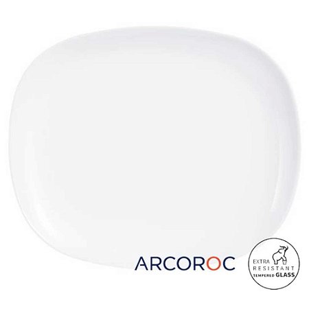 Prato Retangular Opaline 28x23cm Evolution Arcoroc