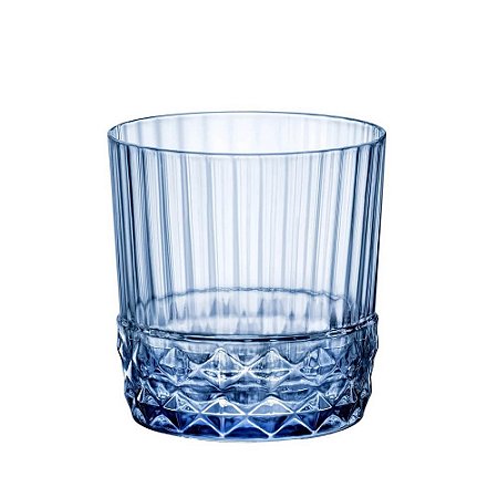 Copo On The Rocks 380ml Azul America '20s Bormioli Rocco