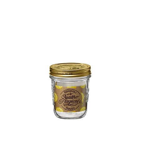Pote de Vidro com Tampa 320ml Quattro Stagioni