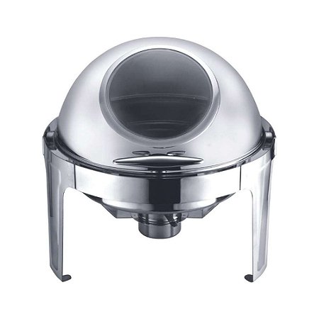 Rechaud Inox 6 Litros Tampa Basculante com Visor Zahav Inox