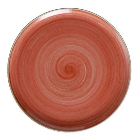 Prato Pao Coupe 17,7cm Salmon Artisan Porcelana Corona