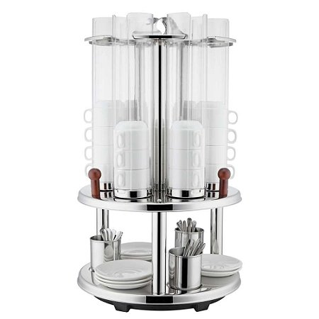 Dispenser para Xícaras Base Giratória Sunnex