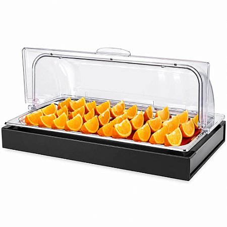Expositor Refrigerado Placa Refrigeradora Aço Inox Sunnex