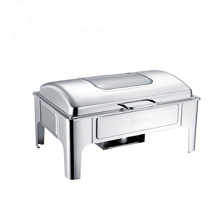Rechaud Inox 9 Litros Tampa com Visor Transparente Zahav