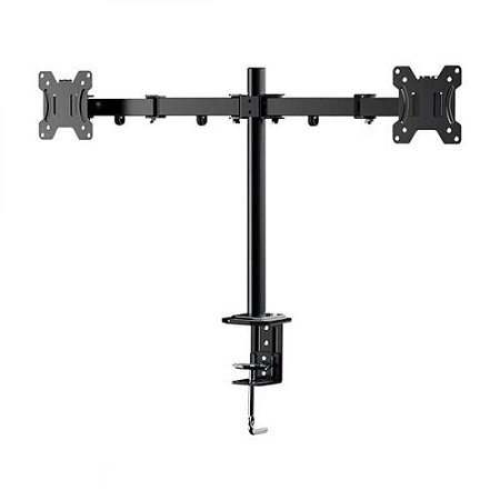 SUPORTE DE MESA MULTILASER DUPLO ARTICULADO PARA MONITORES DE 10 A 27 POL AC367