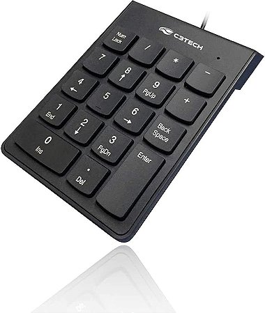 TECLADO NUMERICO C3TECH USB KN-10BK PRETO