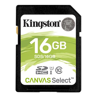 CARTAO DE MEMORIA KINGSTON P/ FILMADORA CLASSE 10 16GB