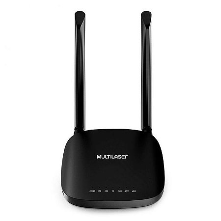 ROTEADOR MULTILASER WIRELESS DUAL BAND 1200Mbps AC PRETO