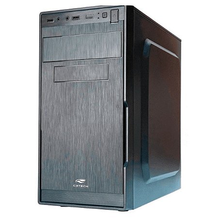 GABINETE C3TECH COM FONTE 200W MICROATX MT-23V2BK PRETO