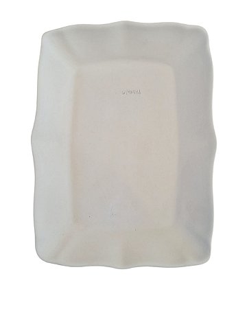 Travessa Retangular Com Bordas M