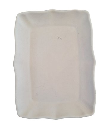 Travessa Retangular Com Bordas G