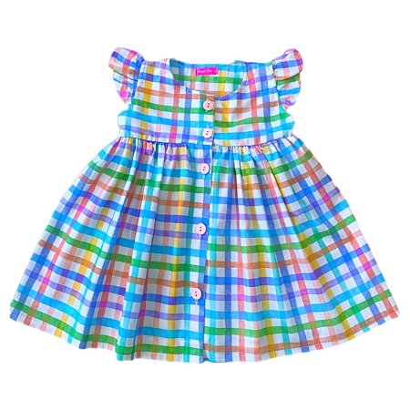 Vestido Bebê 100% Algodão Mundo Nina - Stela