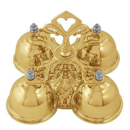 Carrilhão 4 Sinos Dourado