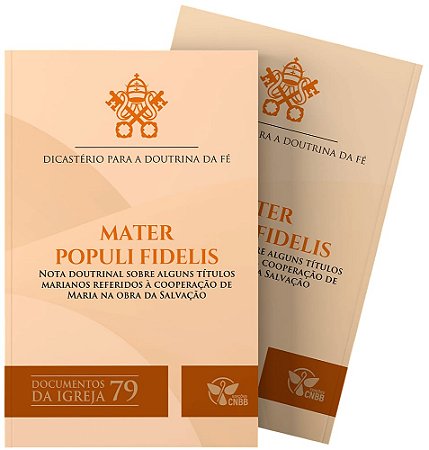 Livro Mater Populi Fidelis Documentos Igreja