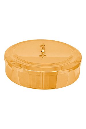 Caixa para Hóstia 16cm Dourada Ref. 7105
