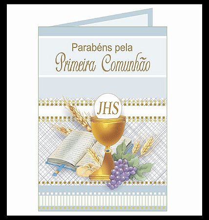Cartão de Primeira Comunhão