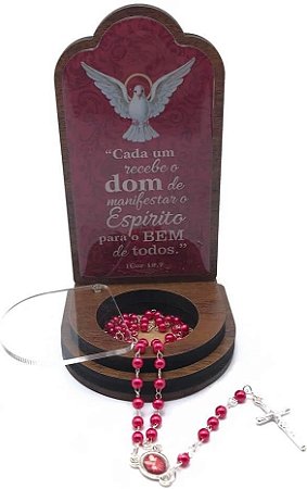 Lembrança Crisma com Porta Terço
