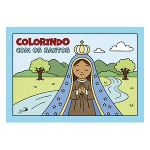 Livro Infantil Colorindo com os Santos