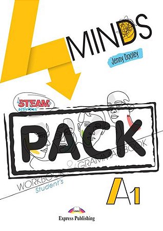 4 MINDS A1 WORKBOOK & GRAMMAR BOOK STUDENT'S (WITH DIGIBOOK APP) INTERNATIONAL