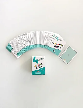 4 MINDS - GRAMMAR GAMES CARDS