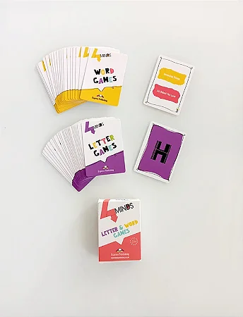4 MINDS - LETTER & WORD GAMES CARDS