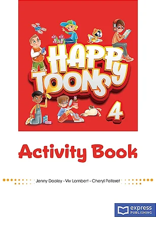 HAPPY TOONS 4 ACTIVITY BOOK (WITH DIGIBOOK APP)