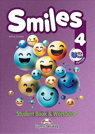 SMILES 4 US EDITION STUDENT BOOK & WORKBOOK (WITH DIGI EBOOK)